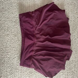 Lululemon Burgundy Skort